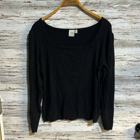 Ichi black long sleeve sweater size medium - Picture 1 of 7